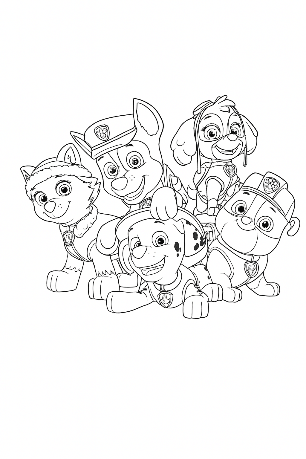 Paw Patrol Coloring Pages