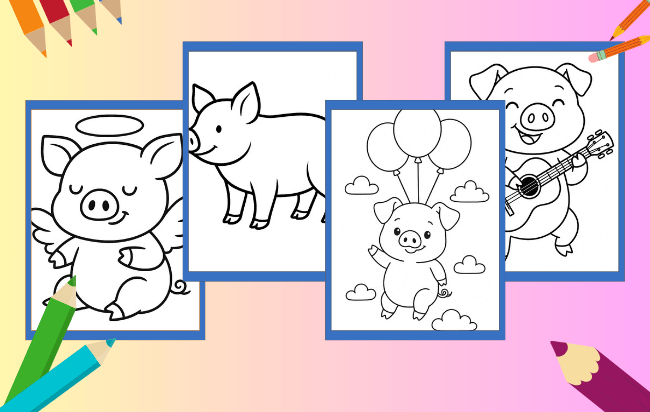 Pig Coloring Pages