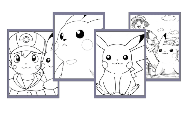 Pikachu Coloring Pages