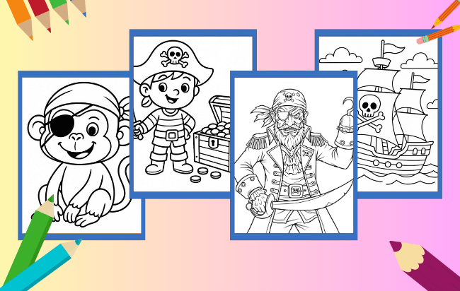 Pirate Coloring Pages
