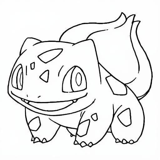 Bulbasaur Coloring Page