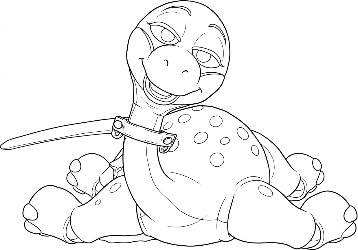 Bron coloring page