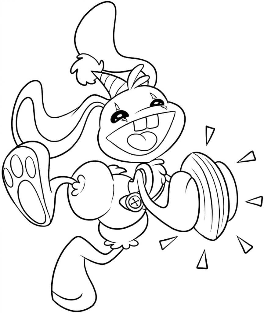 Bunzo Bunny coloring page
