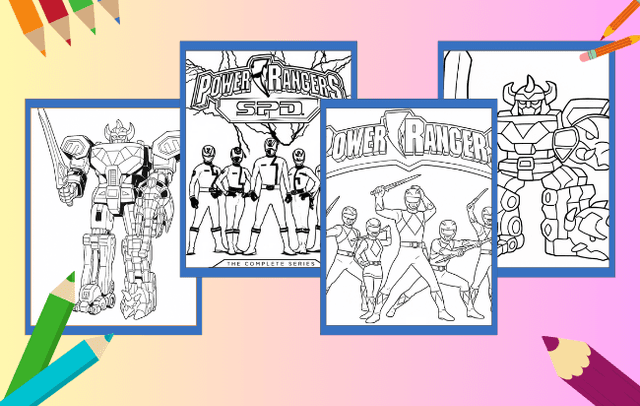 Power Rangers Coloring Pages