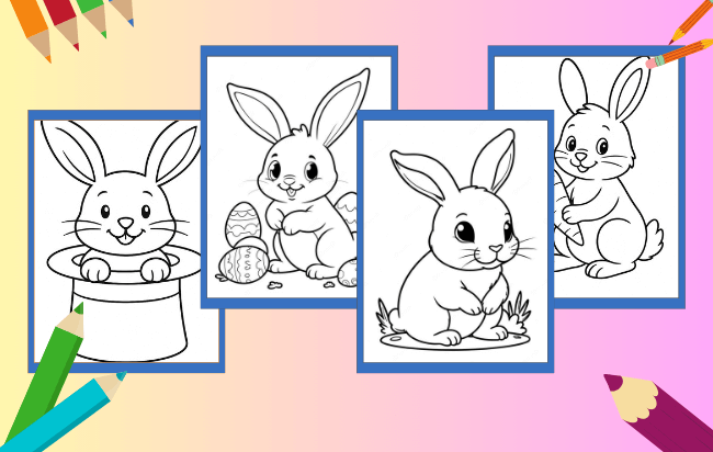 Rabbit Coloring Pages