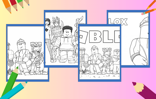 Roblox Coloring Pages