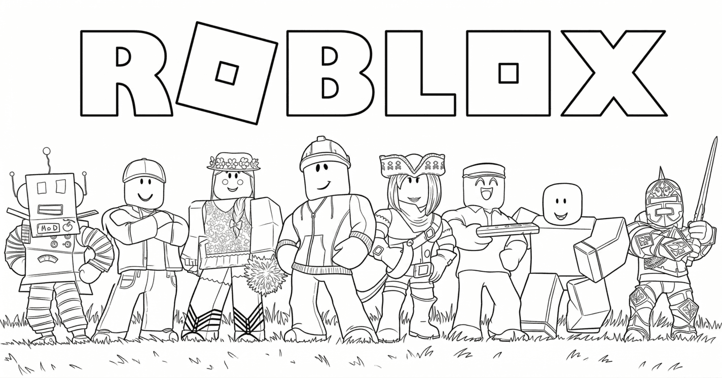 Roblox Coloring Pages