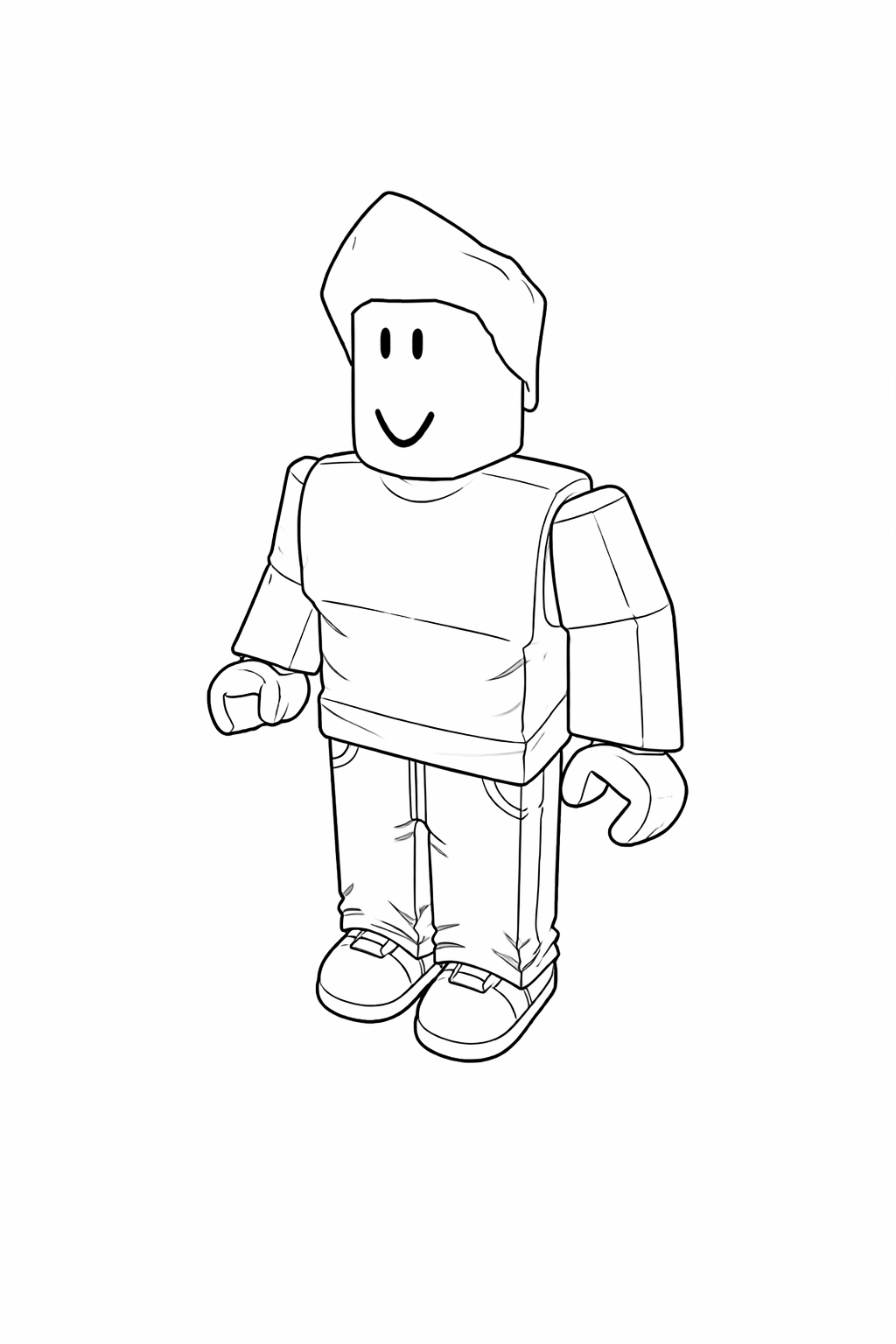 Roblox Drawn Mask Coloring Pages