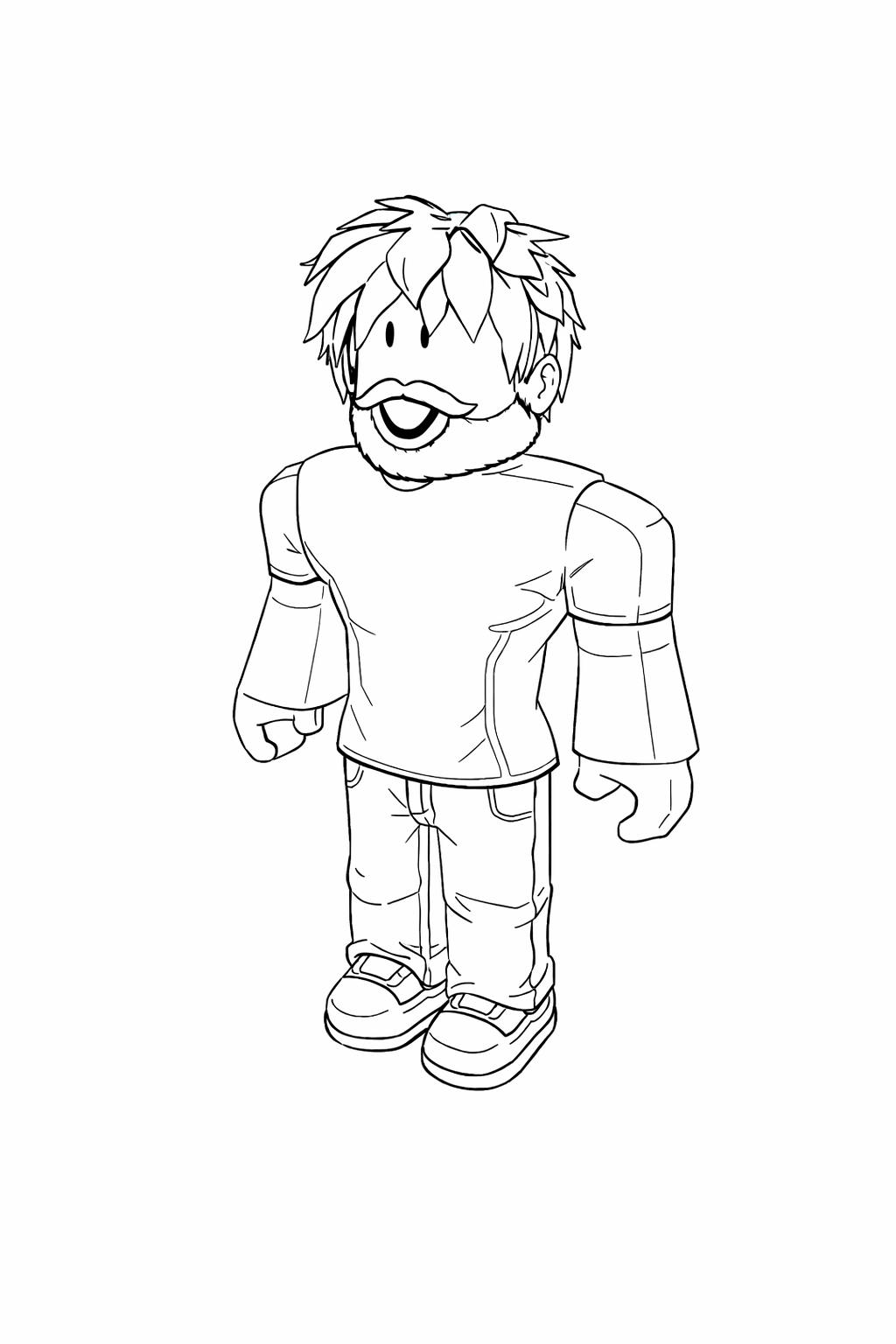 Roblox Fun Character Coloring Pages
