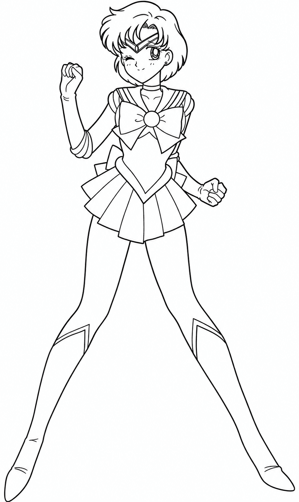 Sailor Moon Ami Mizuno coloring pages