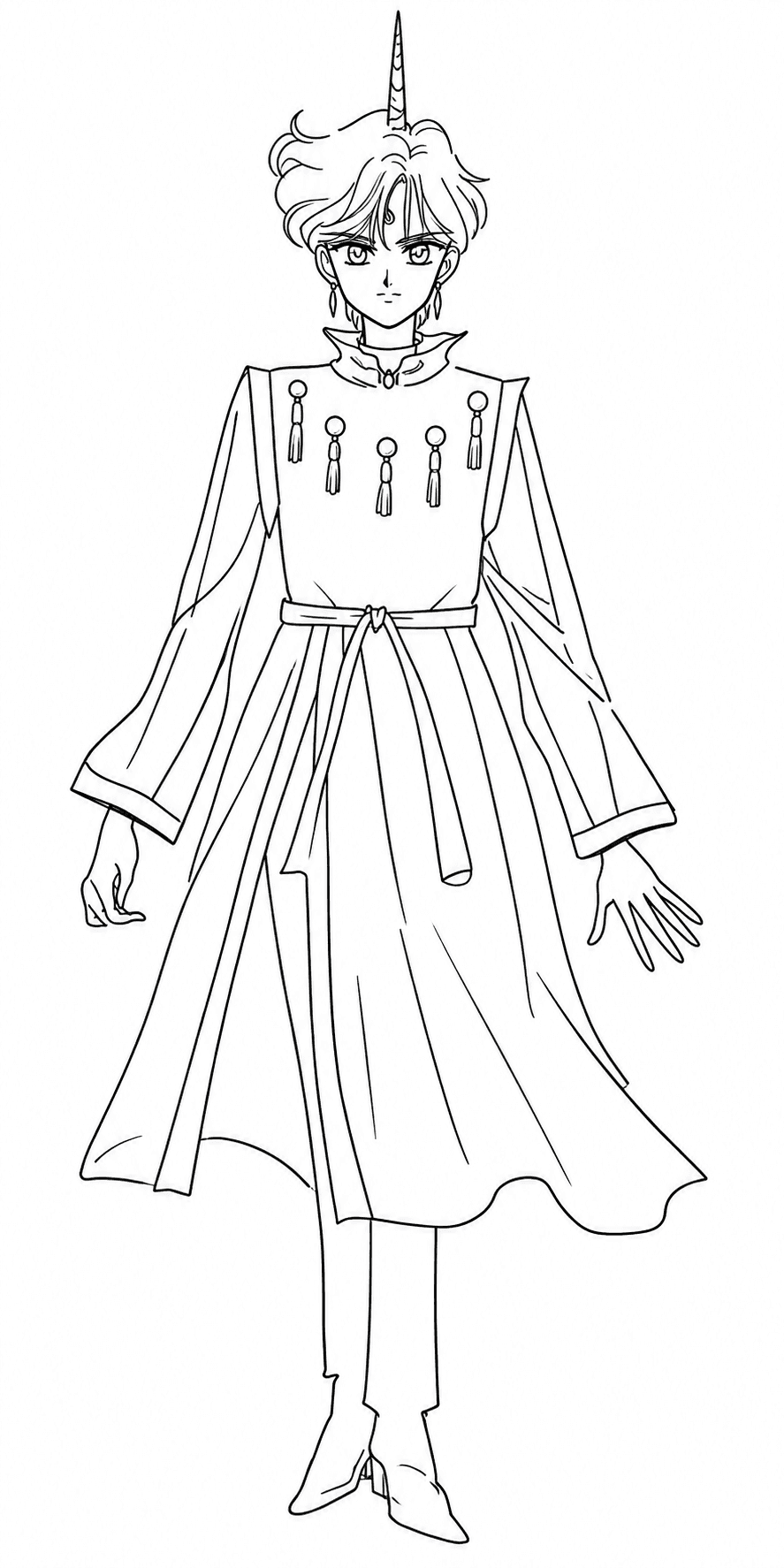 Sailor Moon Helios coloring pages