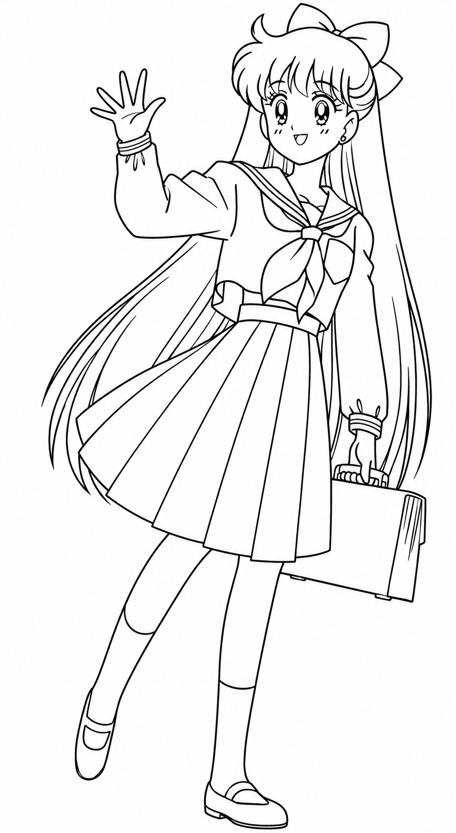 Sailor Moon Minako Aino coloring pages