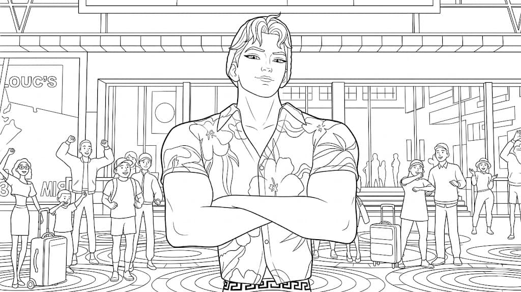 Abby coloring page