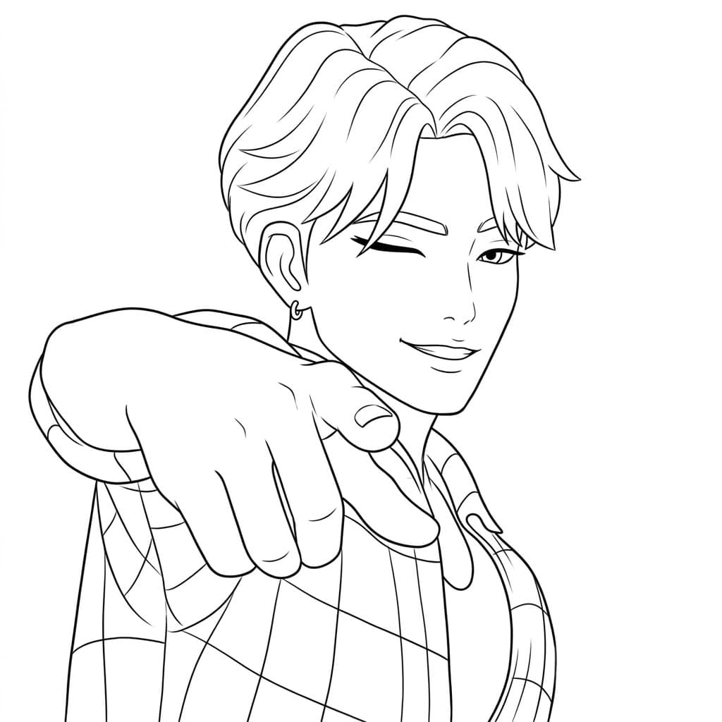 Jinu coloring page
