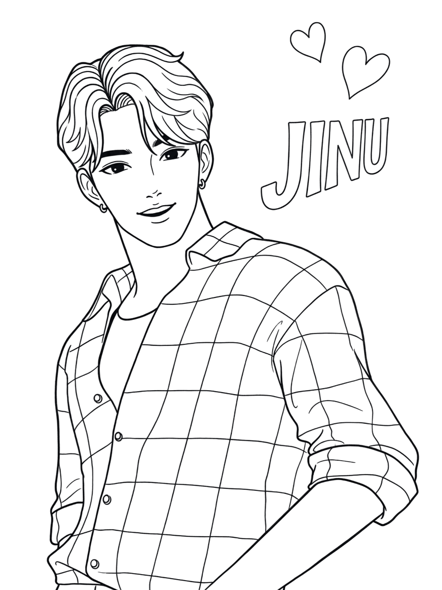 Jinu Saja Boys coloring page
