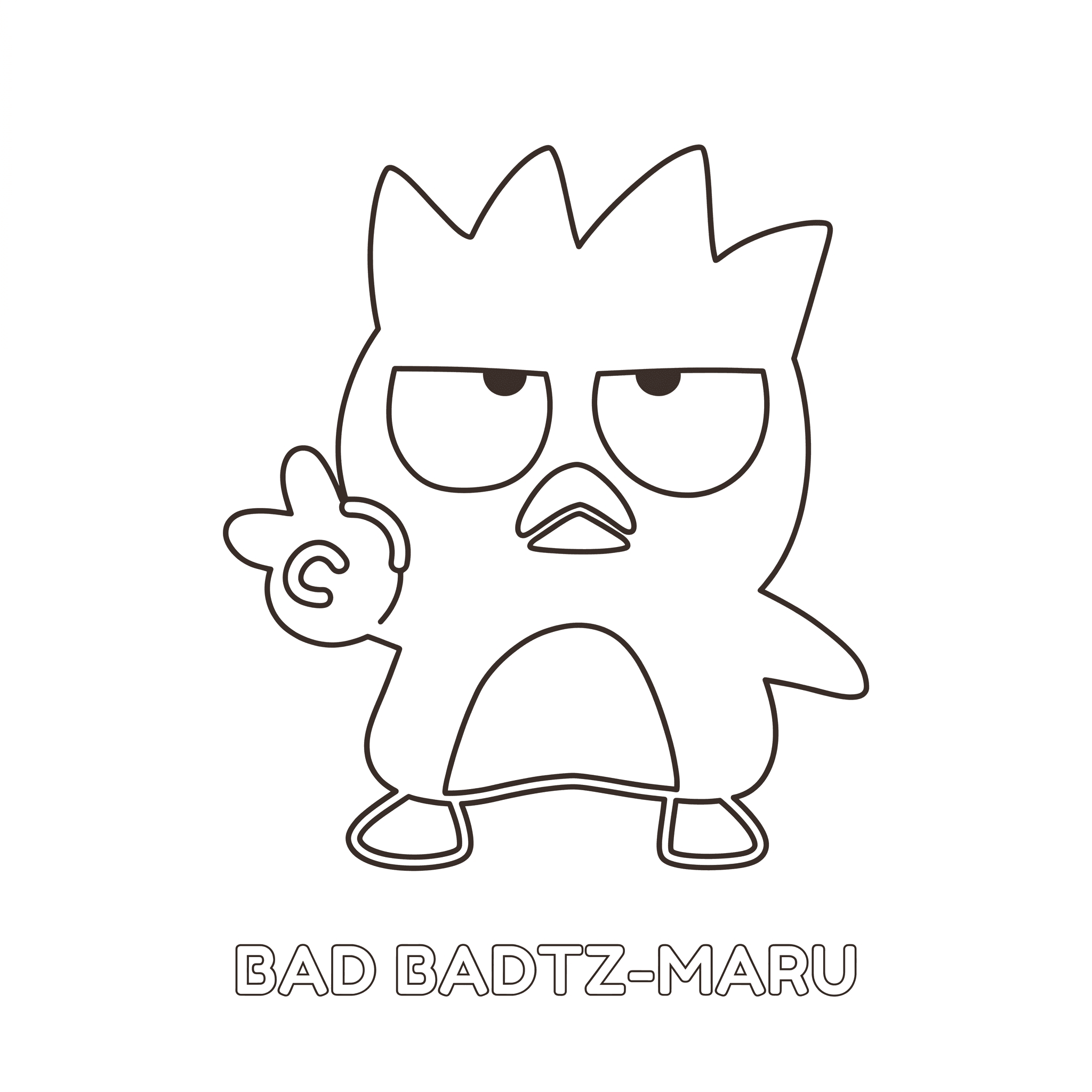 Badtz-Maru Coloring Pages