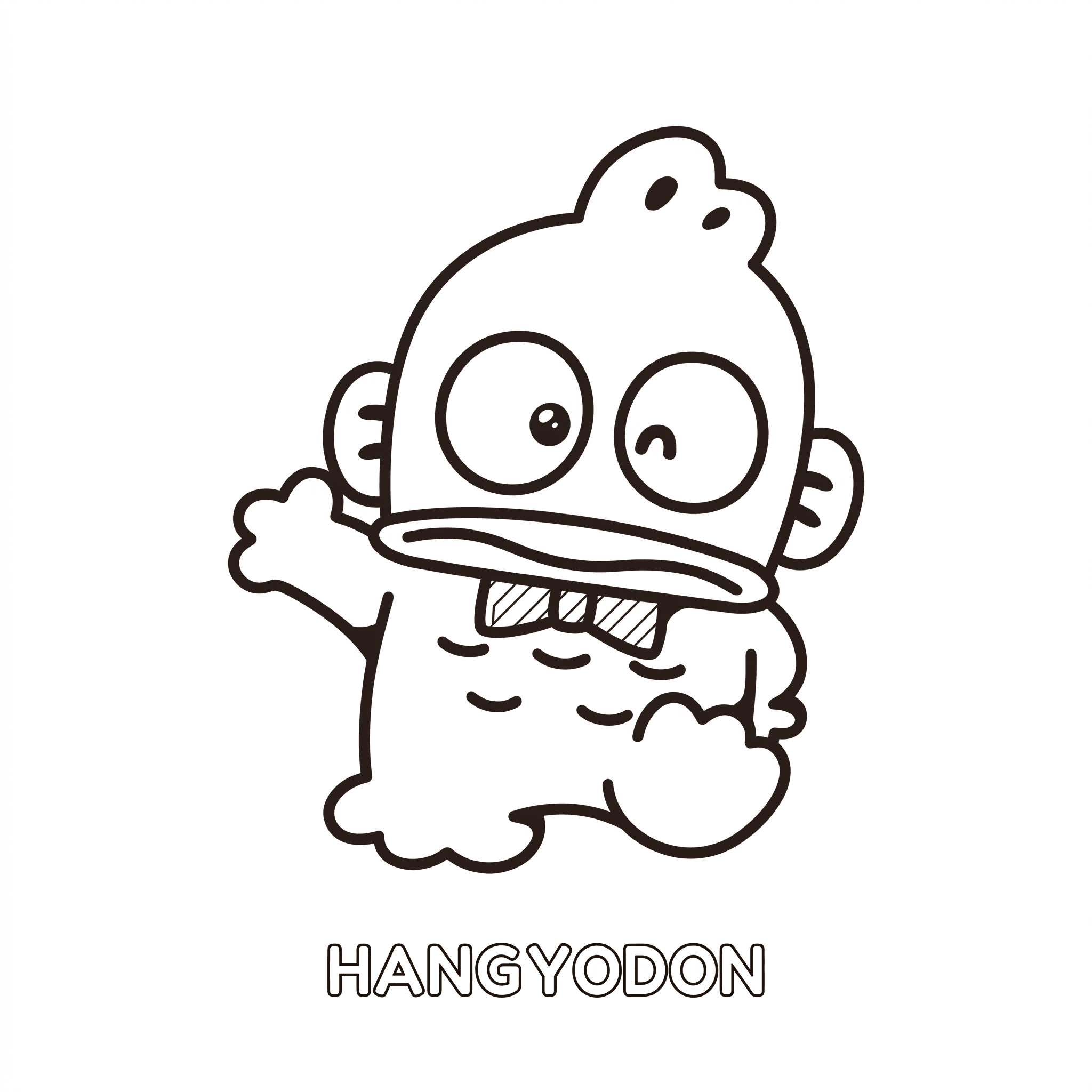 Hangyodon Coloring Pages