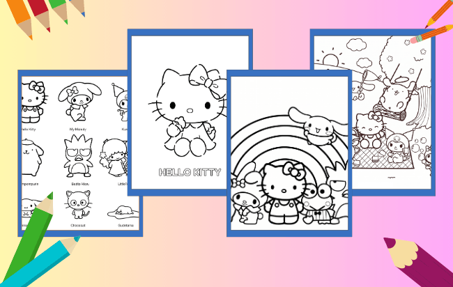 Sanrio Coloring Pages