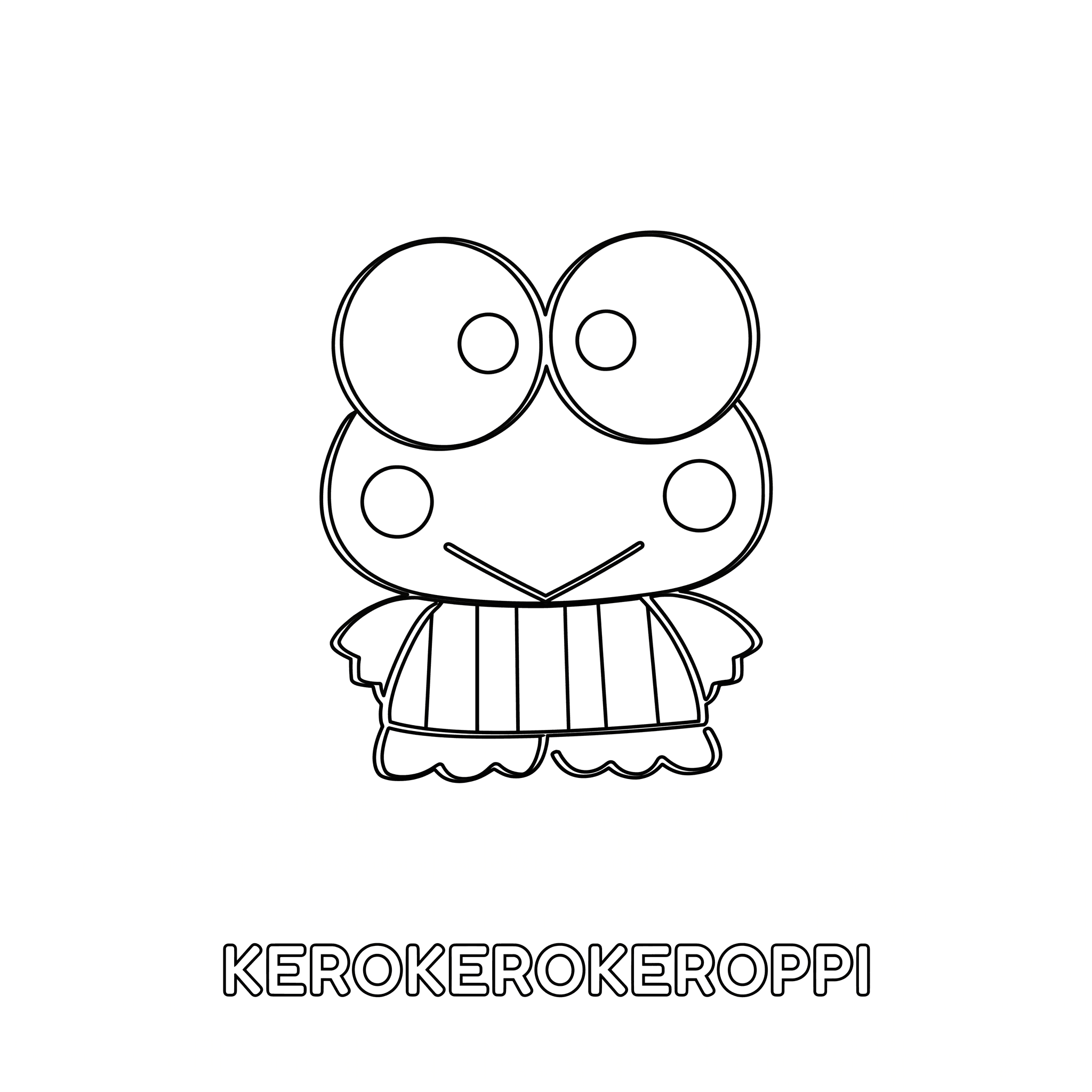 Kerokerokeroppi Coloring Pages