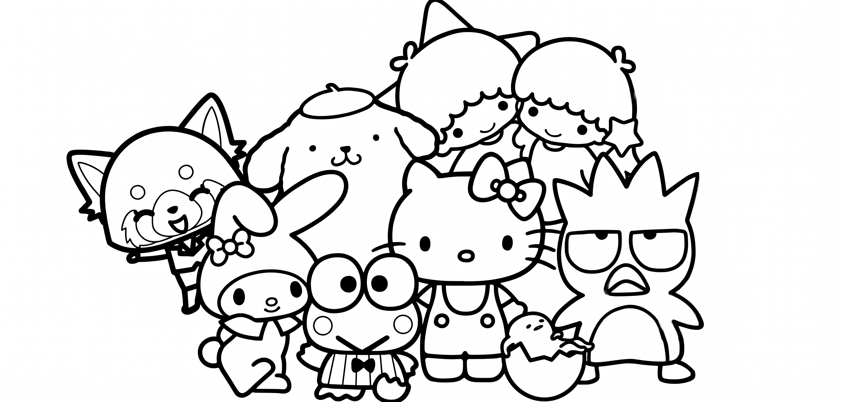 Sanrio Coloring Page