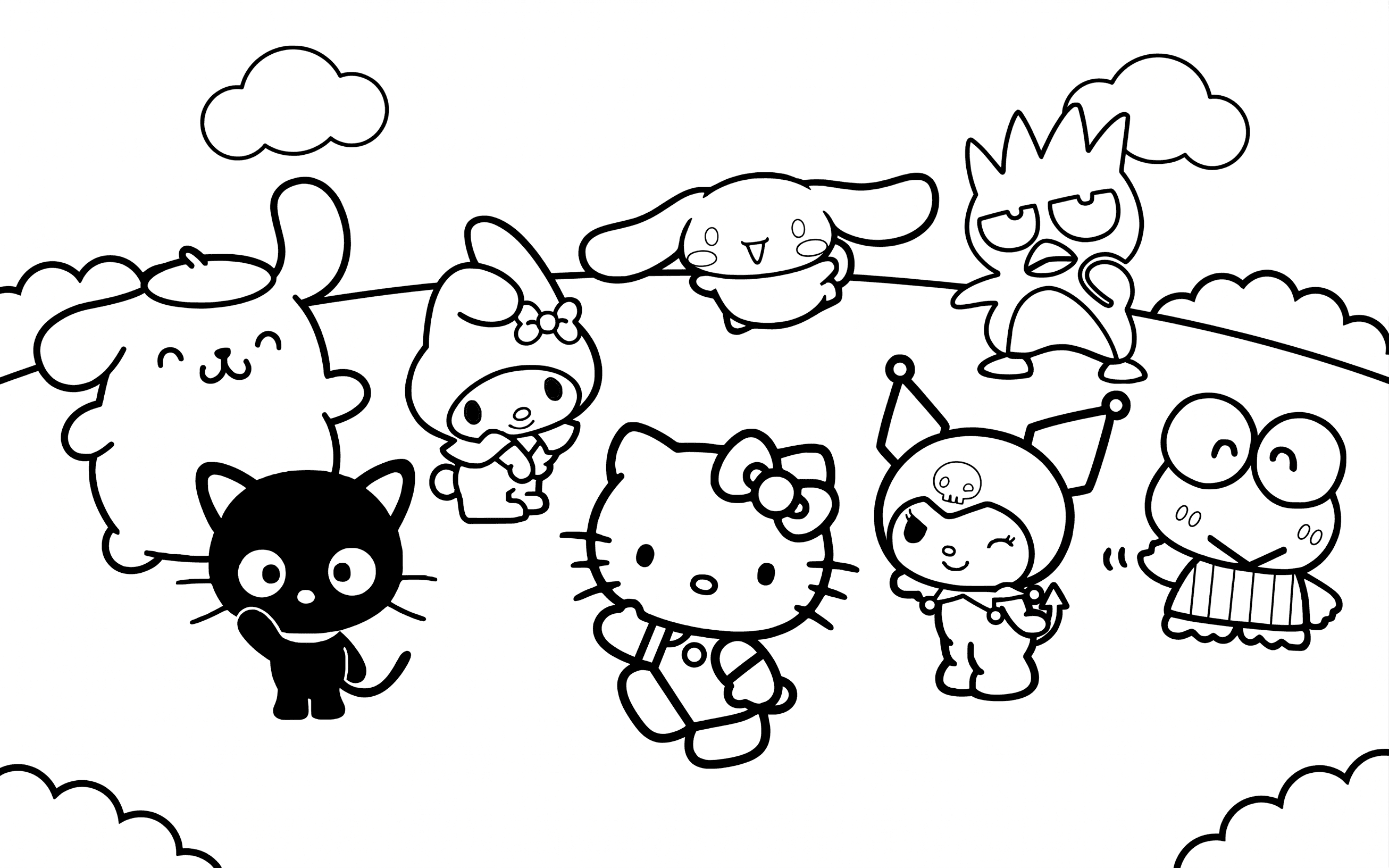 Sanrio Coloring Pages