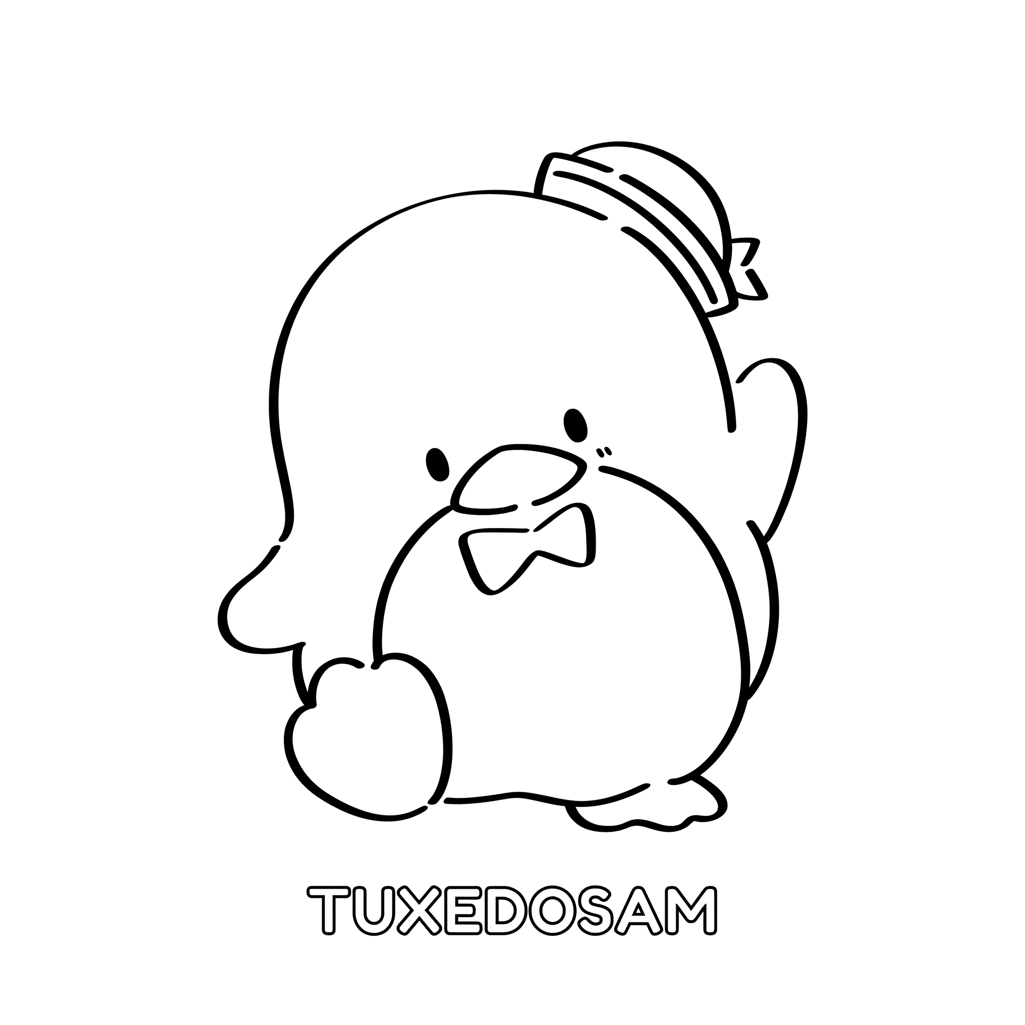 Tuxedosam Coloring Pages