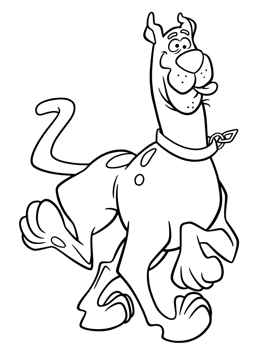 Scooby-Doo Dog coloring pages