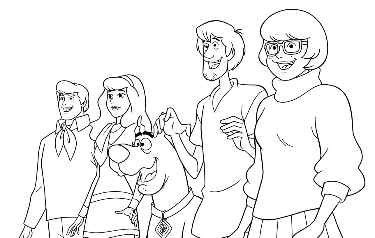 Scooby-Doo Picture coloring pages