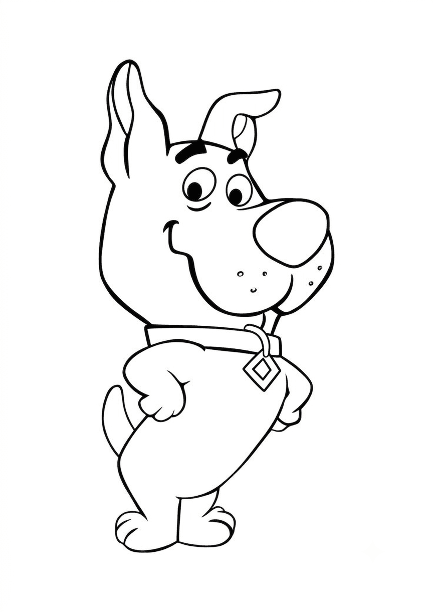 Scrappy-Doo coloring pages