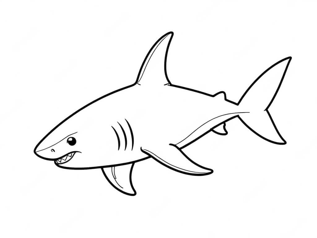 Shark Coloring Page