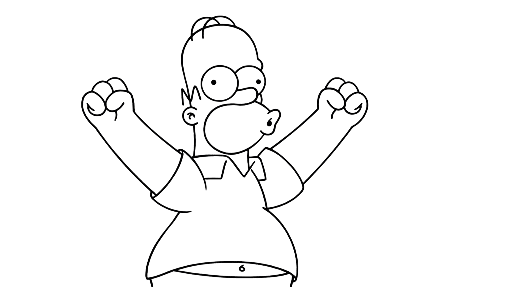 Homer Simpson coloring pages
