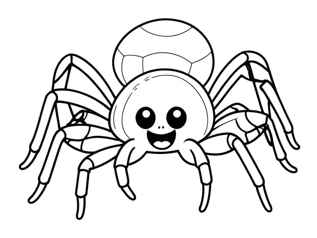 Laughing Spider Coloring Page