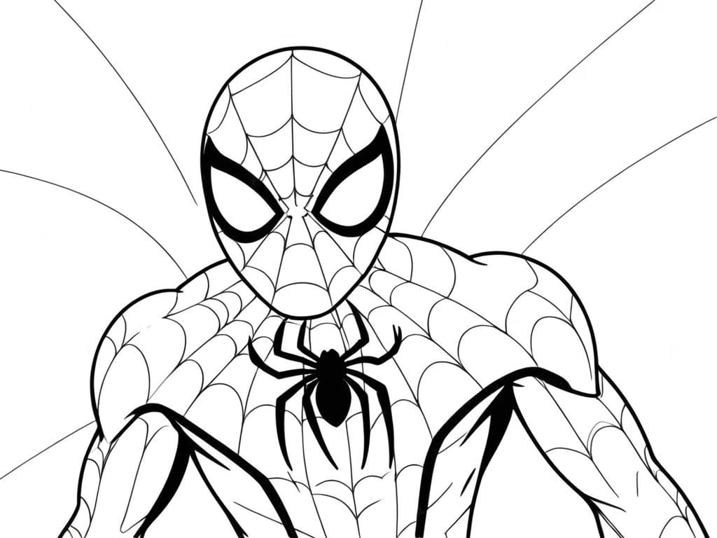 Spider-Man Coloring Page