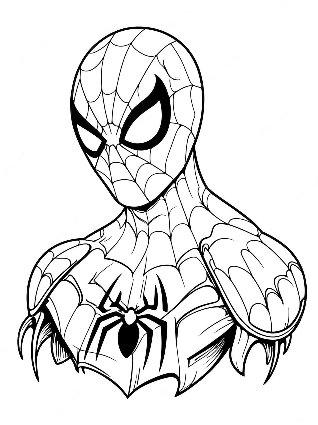 Spider-Man Printable Coloring Page