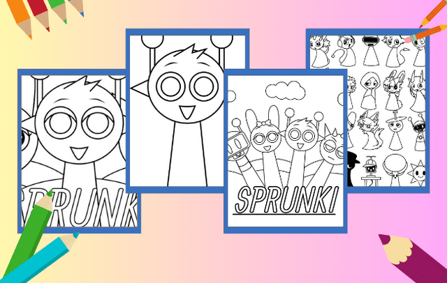 Sprunki Coloring Pages