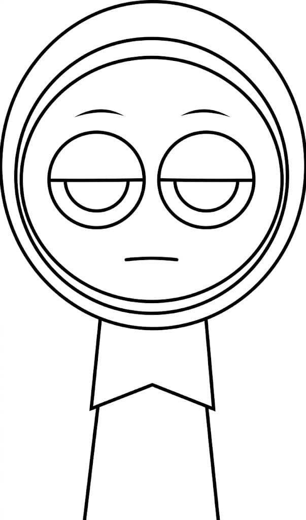 Jevin coloring page