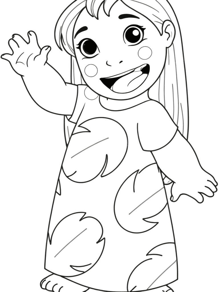 Lilo Coloring Page