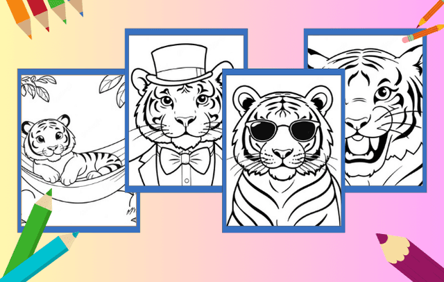 Tiger Coloring Pages