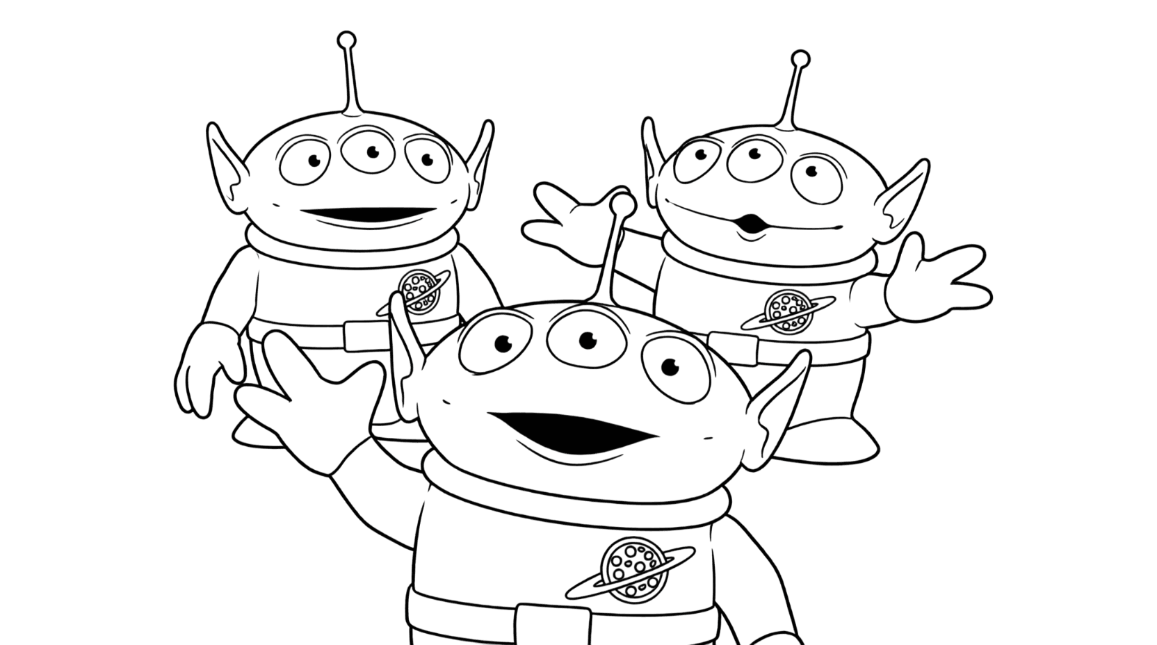 Aliens Toy Story coloring pages