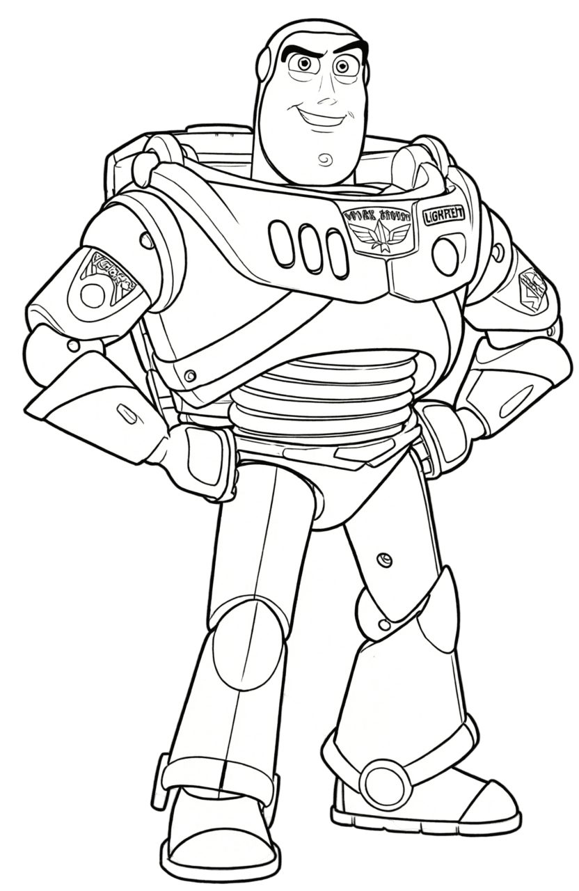 Buzz Toy Story coloring pages