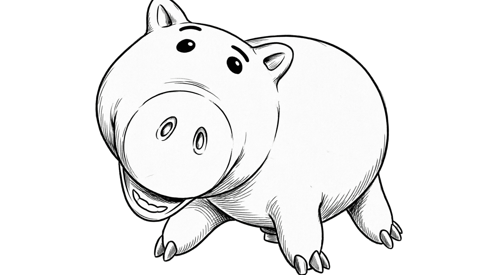 Hamm Toy Story coloring pages