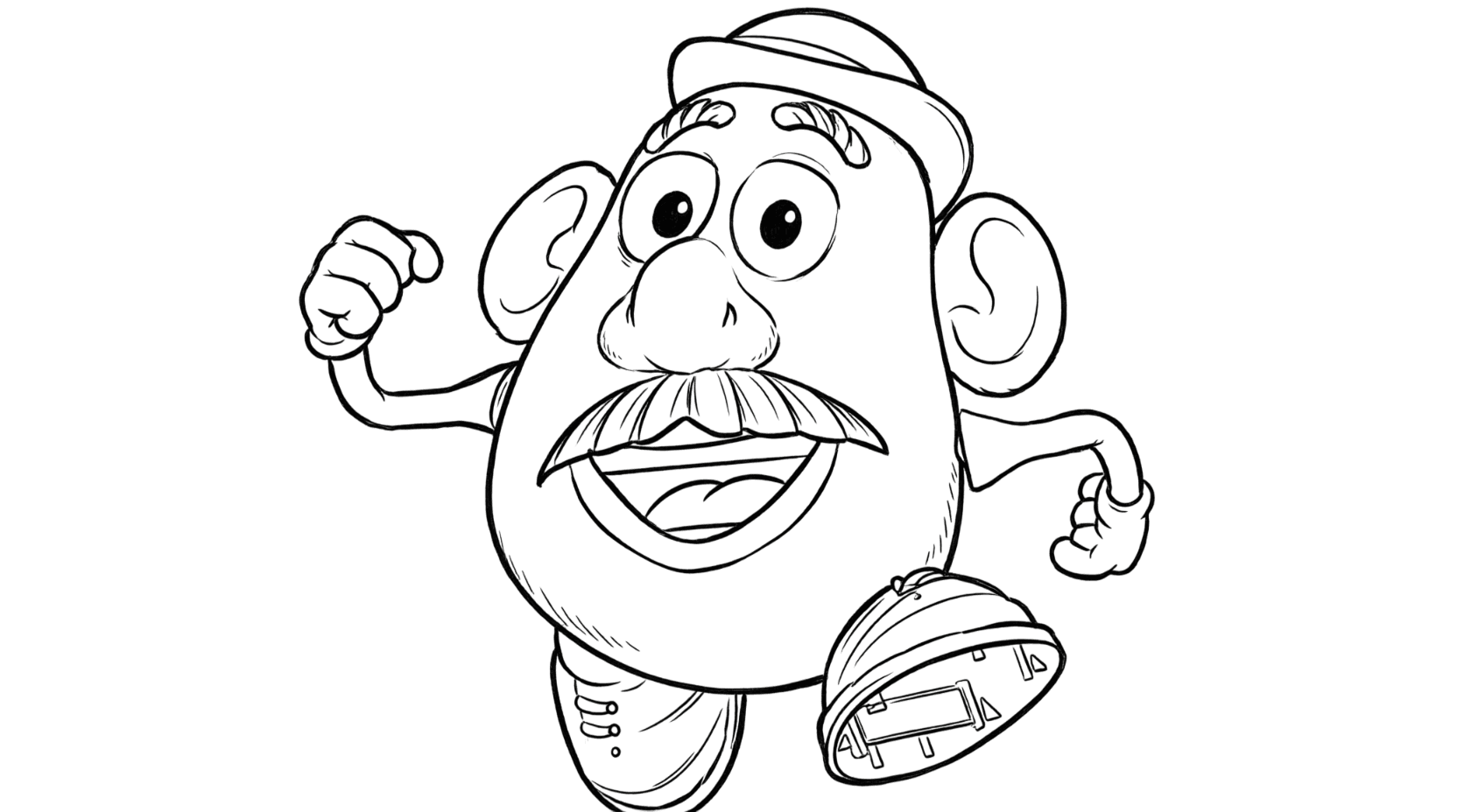 Mr Potato Head Toy Story coloring pages