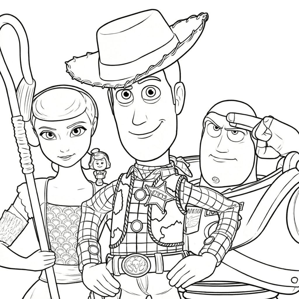 Toy Story 5 coloring pages
