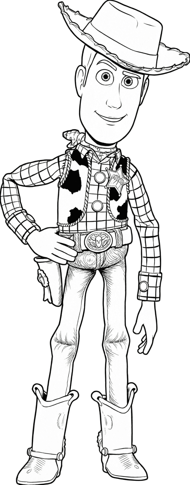 Woody coloring pages