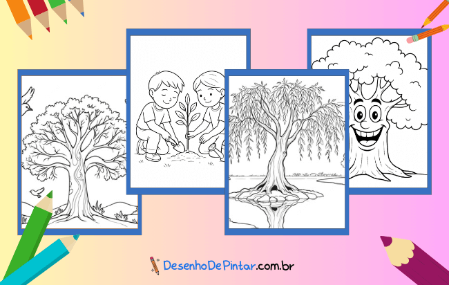 Tree Coloring Pages