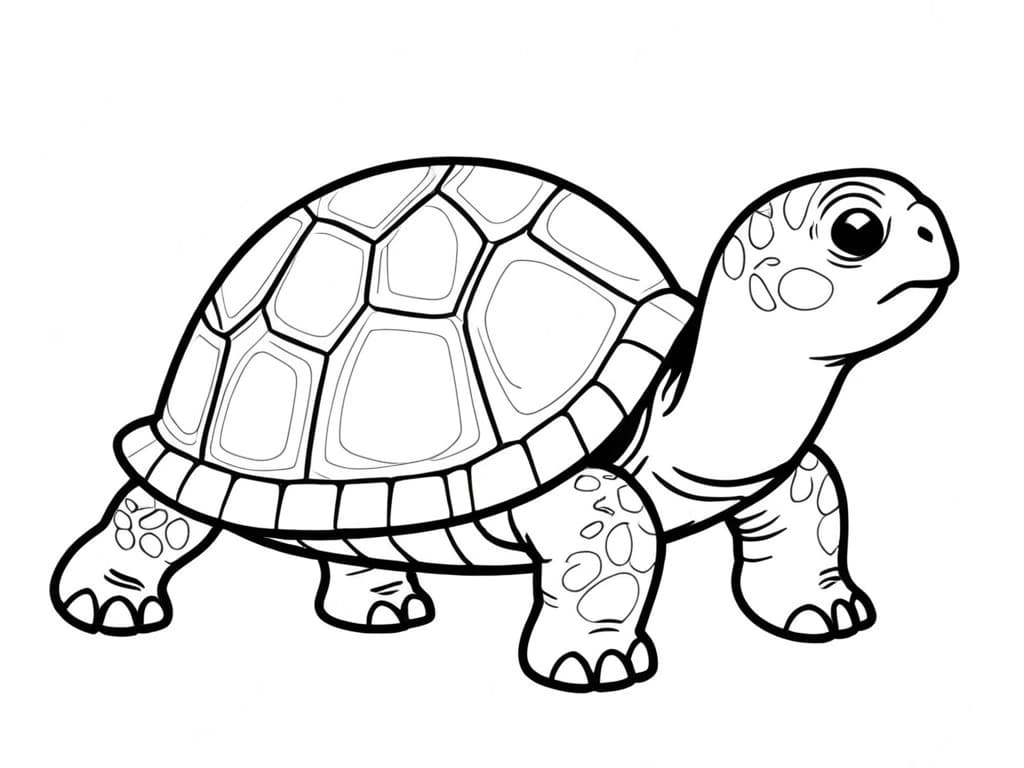 Turtle Coloring Page