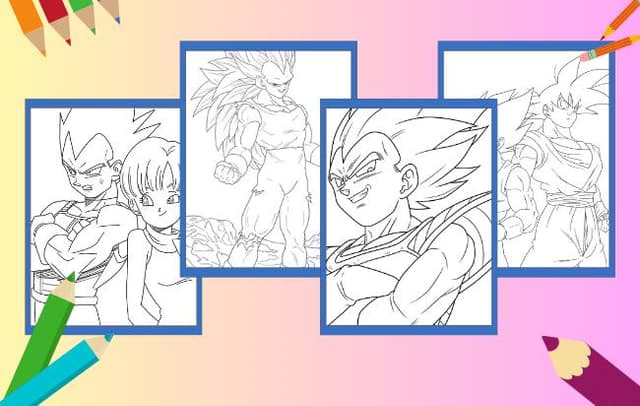 Vegeta Coloring Pages