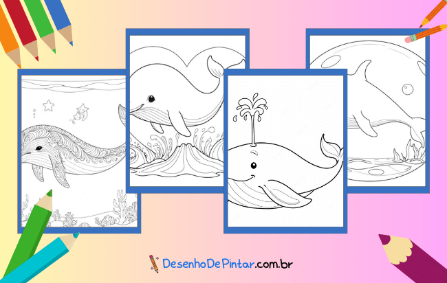 Whale Coloring Pages