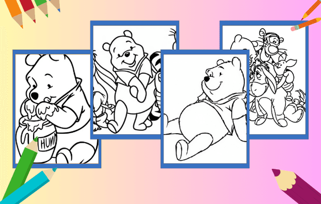 Winnie Pooh Coloring Pages