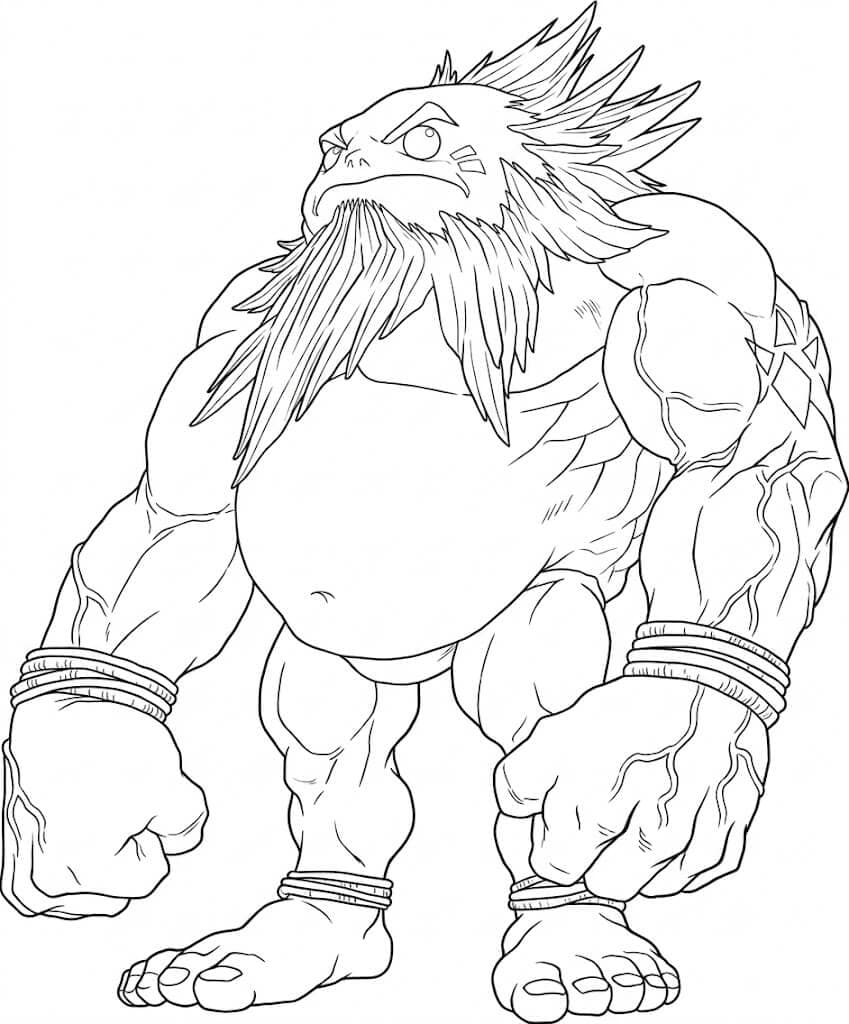 Darunia coloring pages